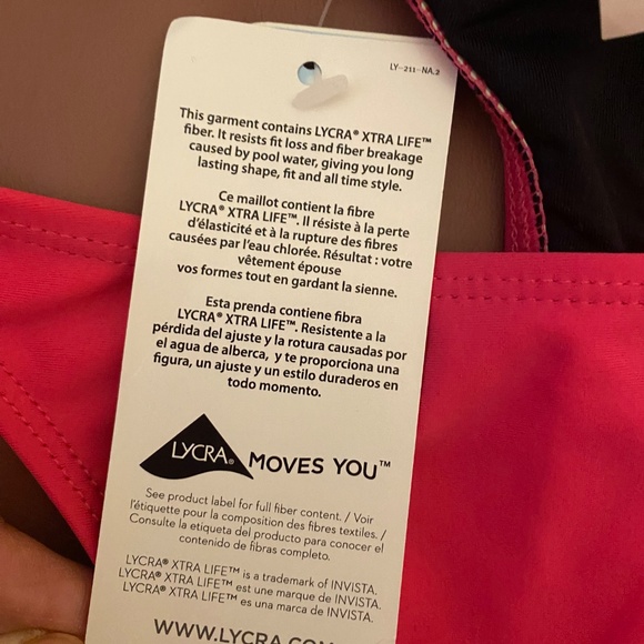 Sporti thong bikini set pink camo removable pads - Picture 13 of 14